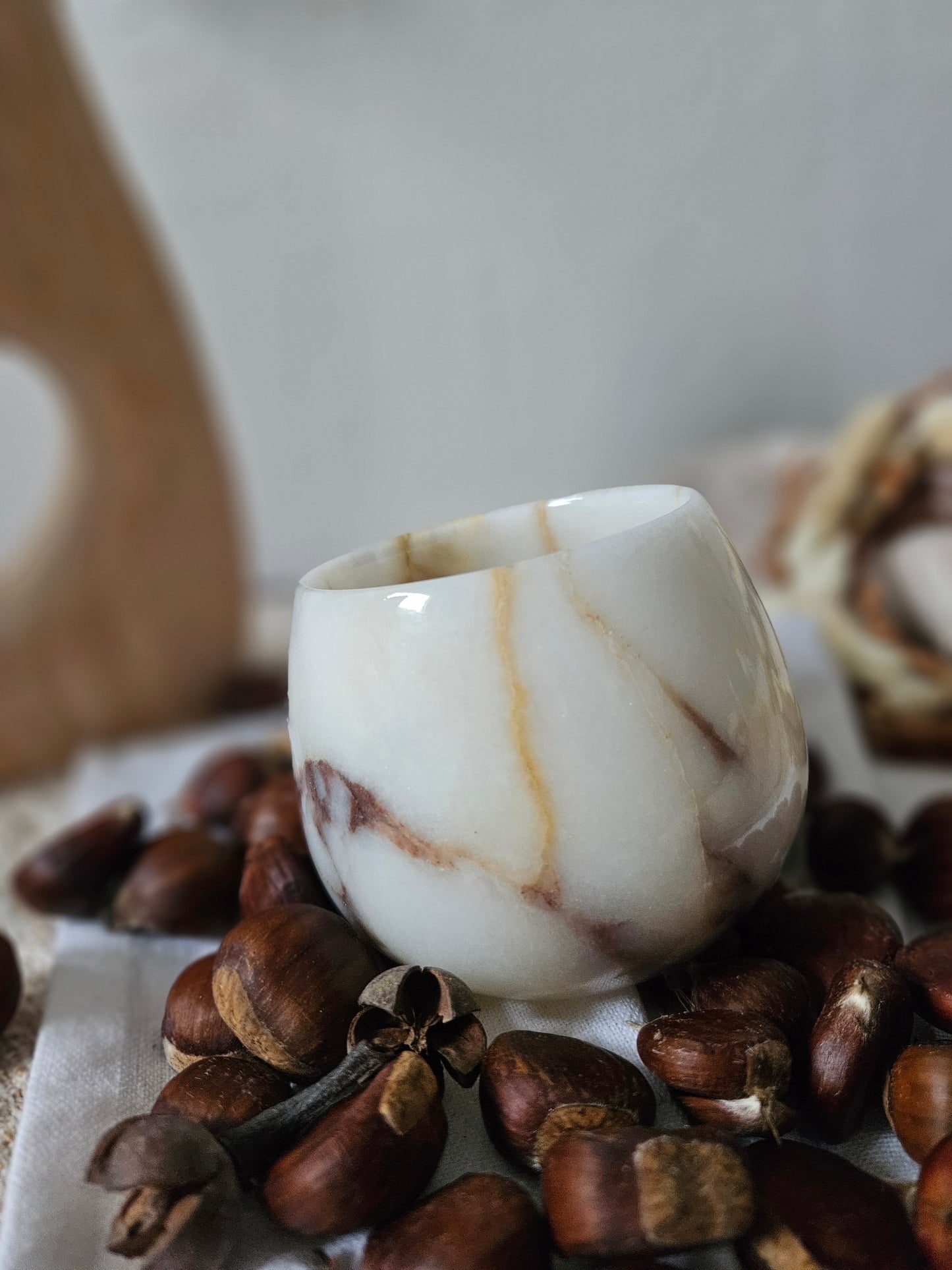 Lily - marble cappuccino cup