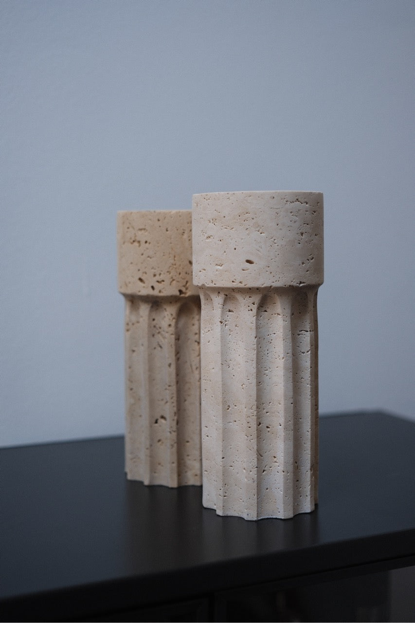 Jasmin - Travertine Vase