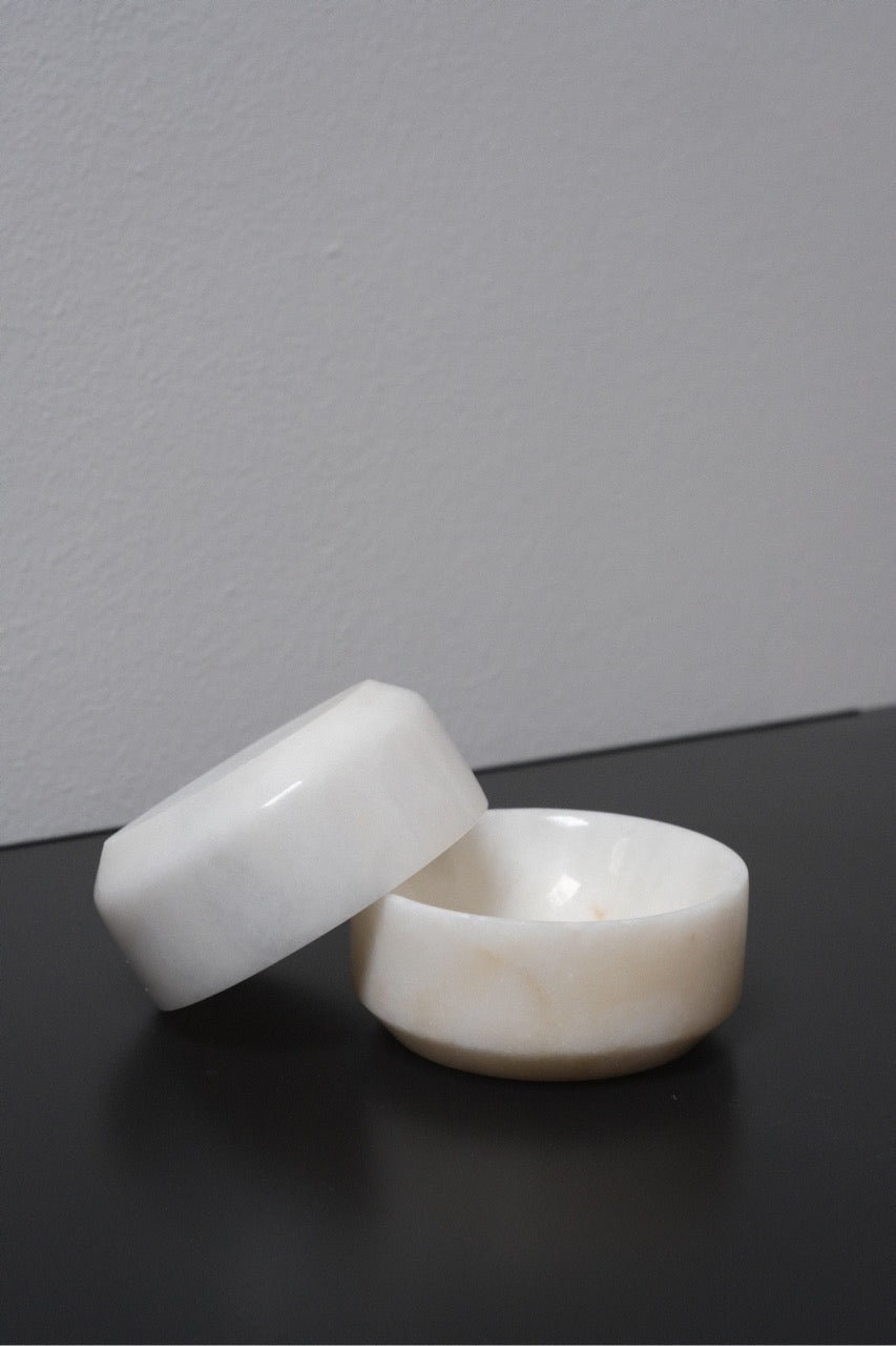 Daisy - Small Marble Bowl - Set of Two