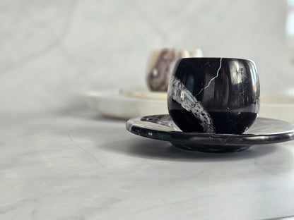 Lilac - marble espresso cup