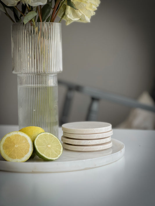 Calla - marble coaster